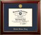 Patriot Frames Navy 8.5x11 Discharge Classic Frame with Gold Medallion